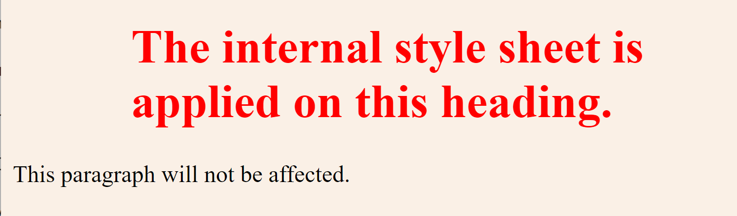 Internal CSS - EyWiah.com